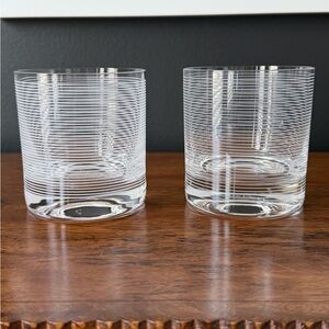Mikasa Cheers Collection Low Ball Glasses Set of 2